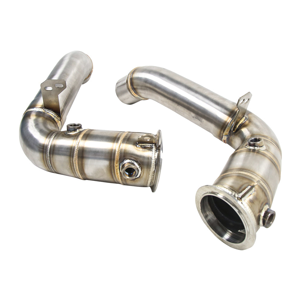 KYOSTAR Catless Downpipe for 2011-2017 BMW F10 M5 2012-2018 F12 F13 F06 M6 S63 4.4T V8