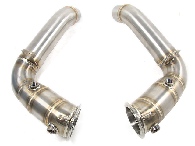 KYOSTAR Catless Downpipe for 2011-2017 BMW F10 M5 2012-2018 F12 F13 F06 M6 S63 4.4T V8