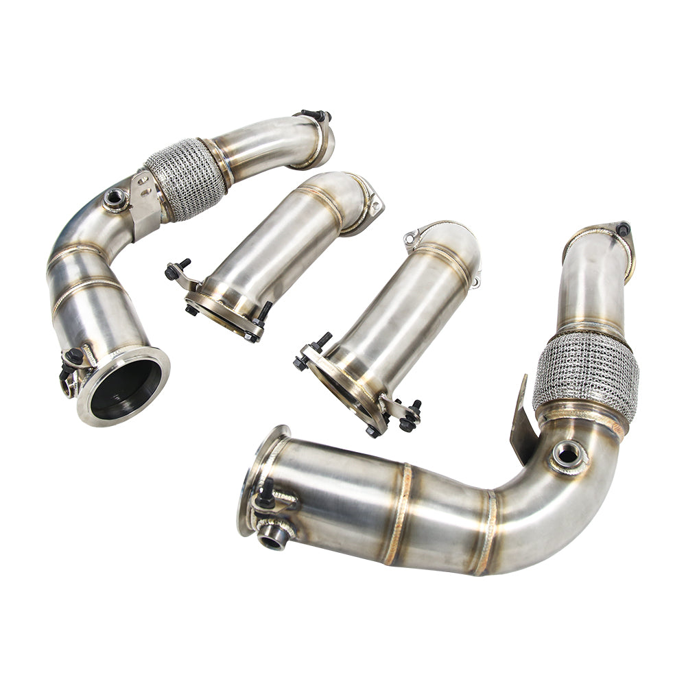 KYOSTAR Catless Downpipe for 2024+ BMW F95 X5M F96 X6M Competition S68 4.4T V8