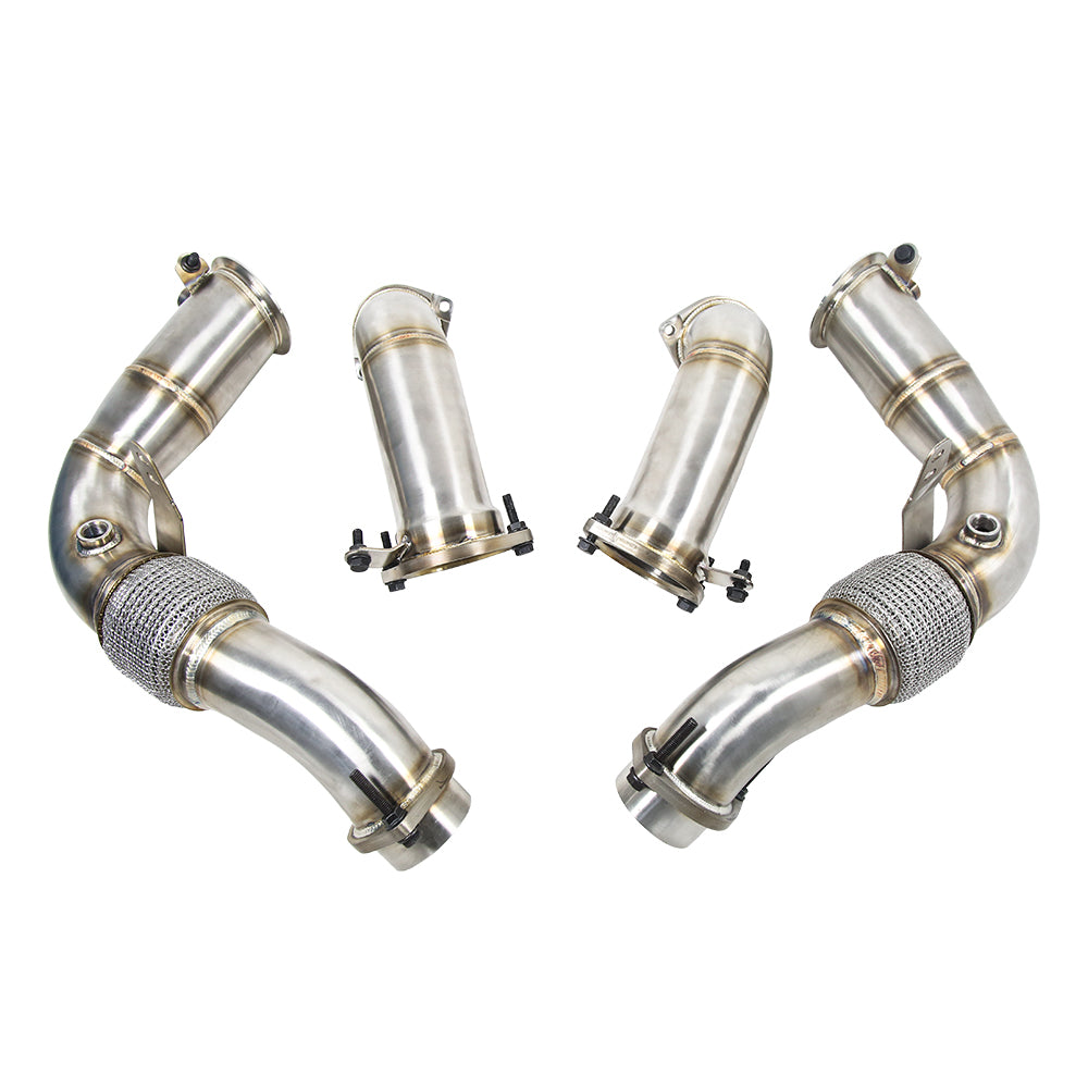 KYOSTAR Catless Downpipe for 2024+ BMW F95 X5M F96 X6M Competition S68 4.4T V8