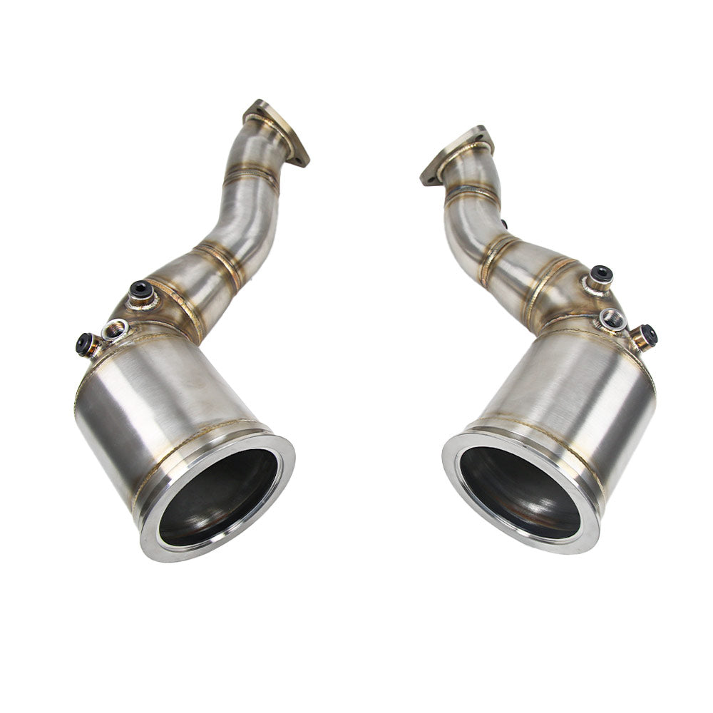 KYOSTAR Catless Downpipe for 2019+ Audi C8 RS6 RS7 EA825 4.0T V8 Mild Hybrid