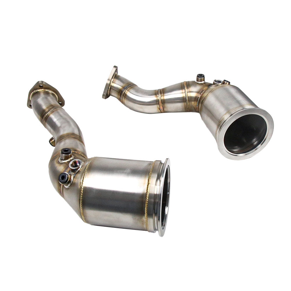 KYOSTAR Catless Downpipe for 2019+ Audi C8 RS6 RS7 EA825 4.0T V8 Mild Hybrid