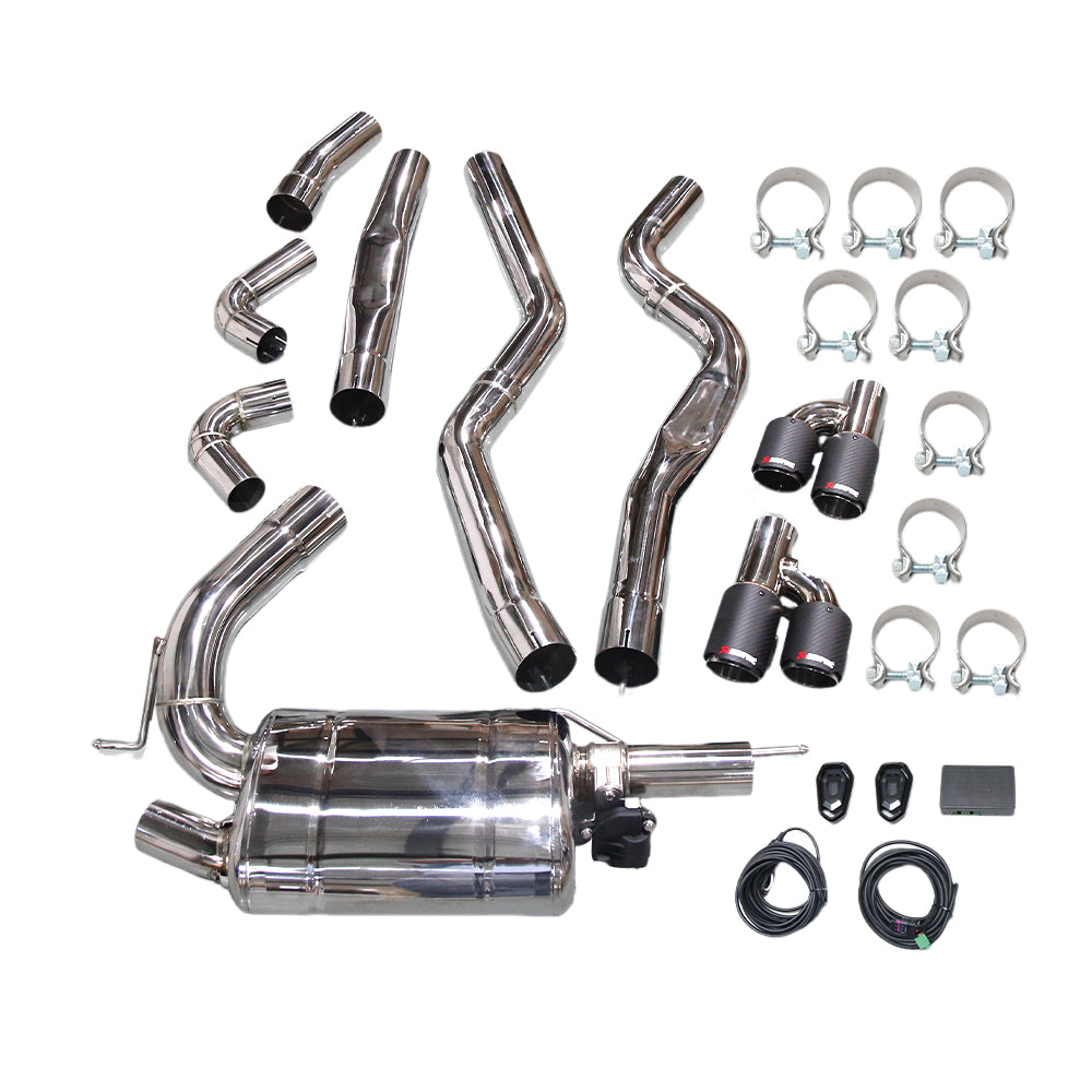 KYOSTAR Valved Sport Catback Exhaust System for 2015-2018 BMW F30 F31 320i 330i B48 2.0T