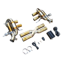 Load image into Gallery viewer, KYOSTAR Race Titanium Exhaust for 12-21 Ferrari 812SF/812GTS/F12 6.3L/ 6.5L Front Pipe + Catback Complete Exhaust System