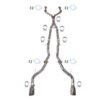 KYOSTAR Stainless Steel Cat-Back Exhaust System for 2016-2023 Infiniti Q50 3.0T V6
