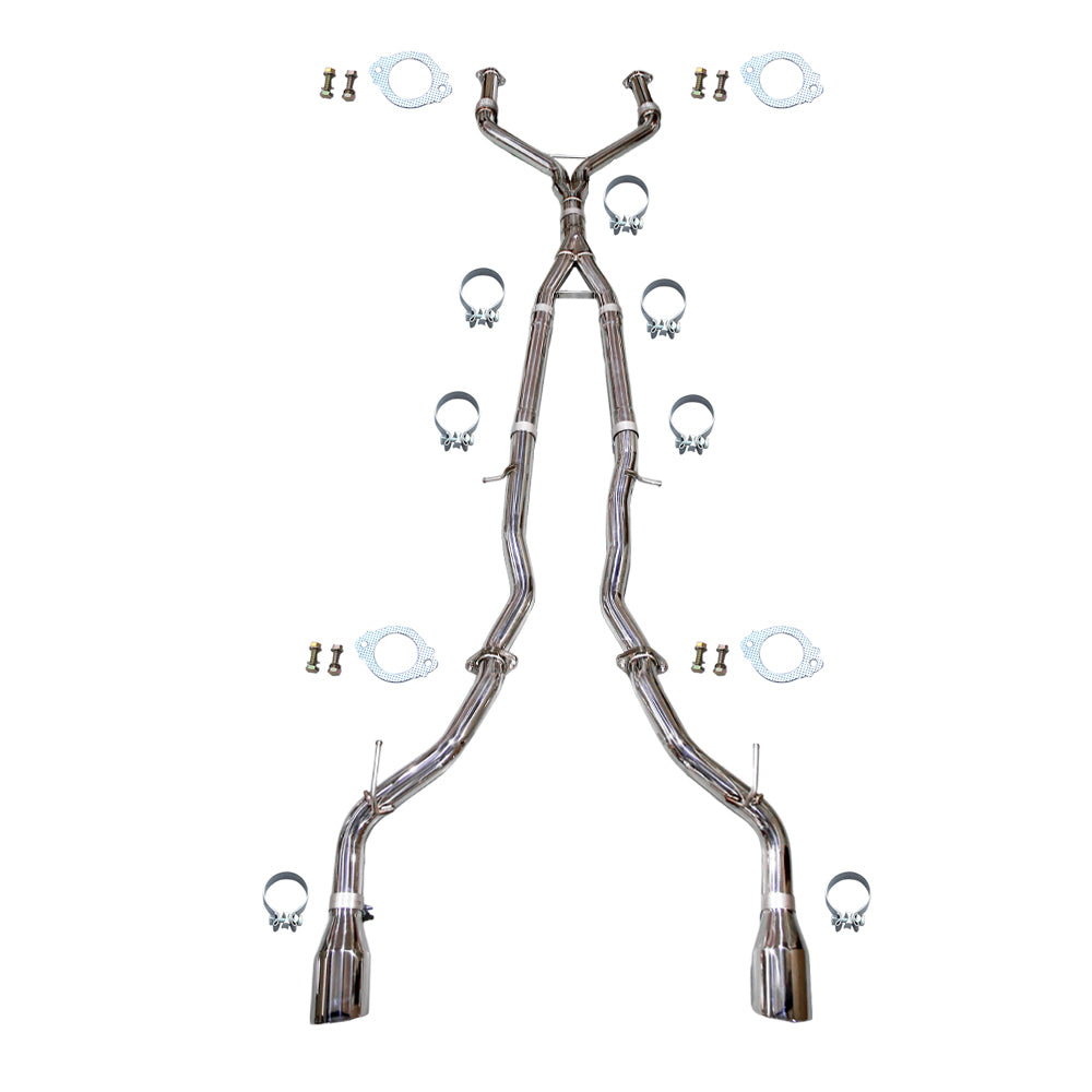 KYOSTAR Stainless Steel Cat-Back Exhaust System for 2016-2023 Infiniti Q50 3.0T V6