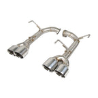KYOSTAR Polished Stainless Axleback Muffler Delete Exhaust for 2015-2021 Subaru WRX STI Performance Exhaust System