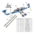 KYOSTAR Titanium Valved Catback Exhaust System for 2021+ Porsche 911 992 GT3 4.0L