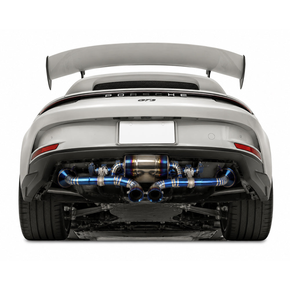 KYOSTAR Titanium Valved Catback Exhaust System for 2021+ Porsche 911 992 GT3 4.0L