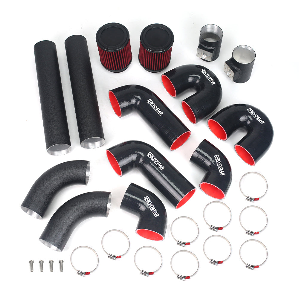KYOSTAR Front Mount Air Intake System for 2008-2019 BMW F10 F06 F12 F13 F01 F02 550i 650i 750i N63 4.4TT V8 Performance Intake Kit