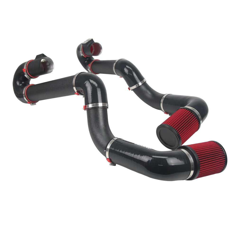 KYOSTAR Front Mount Air Intake System for 2008-2019 BMW F10 F06 F12 F13 F01 F02 550i 650i 750i N63 4.4TT V8 Performance Intake Kit