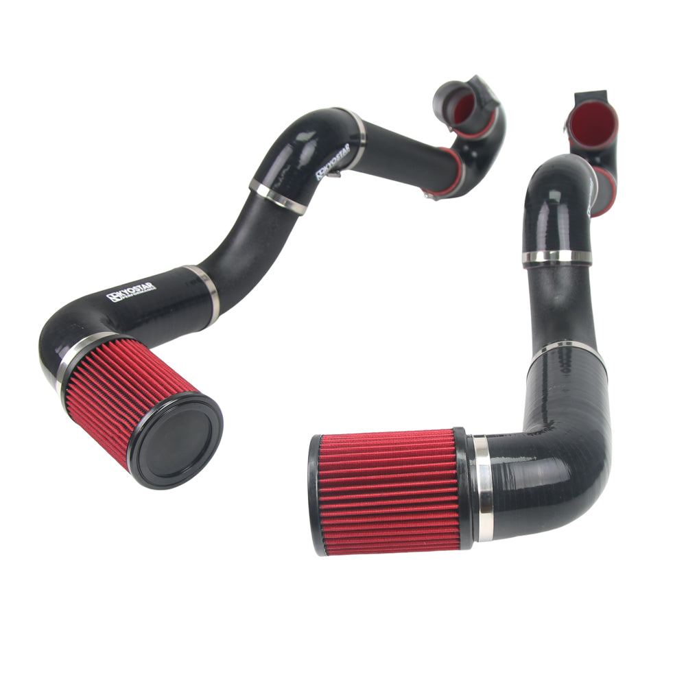 KYOSTAR Front Mount Air Intake System for 2008-2019 BMW F10 F06 F12 F13 F01 F02 550i 650i 750i N63 4.4TT V8 Performance Intake Kit