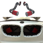 KYOSTAR Front Mount Air Intake System for 2008-2019 BMW F10 F06 F12 F13 F01 F02 550i 650i 750i N63 4.4TT V8 Performance Intake Kit