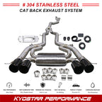 KYOSTAR 89mm Valved Catback Exhaust System w/ Bracket for 2021+ BMW G80 M3 G82 G83 M4 2022+ G81 M3 S58 3.0T