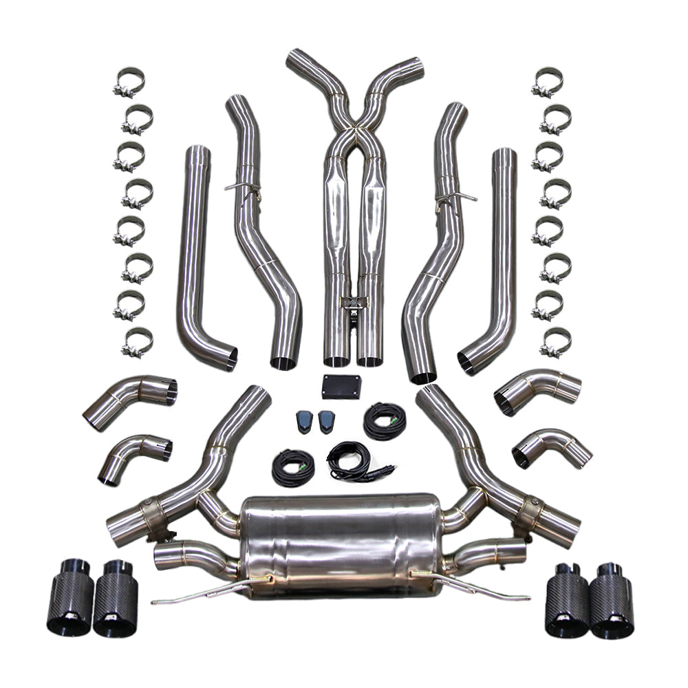 KYOSTAR Valved Sport Catback Exhaust System for 2018-2023 BMW F90 M5 S63 4.4T V8
