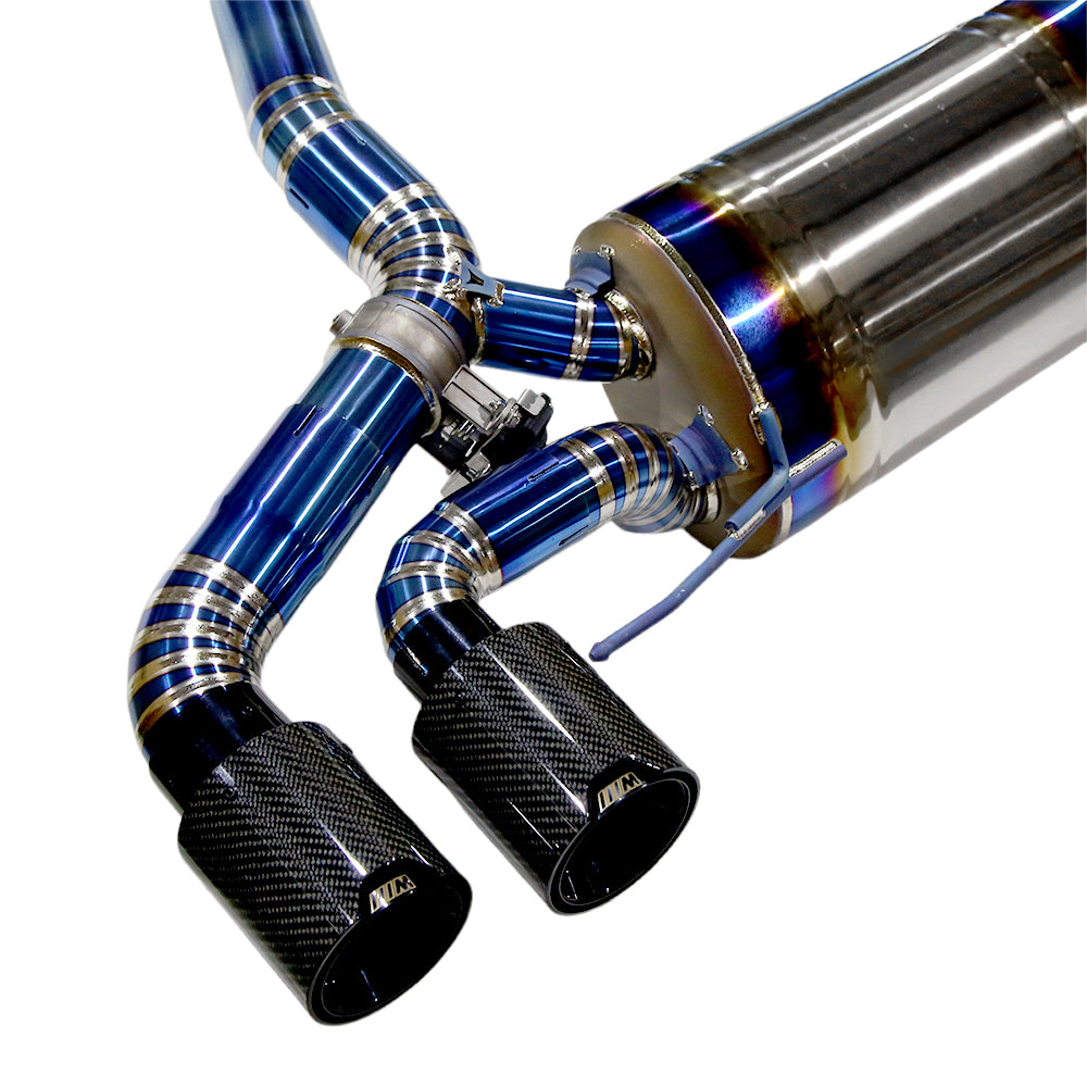 KYOSTAR Valved Sport Titanium Catback Exhaust System for 2018-2023 BMW F90 M5 S63 4.4T V8