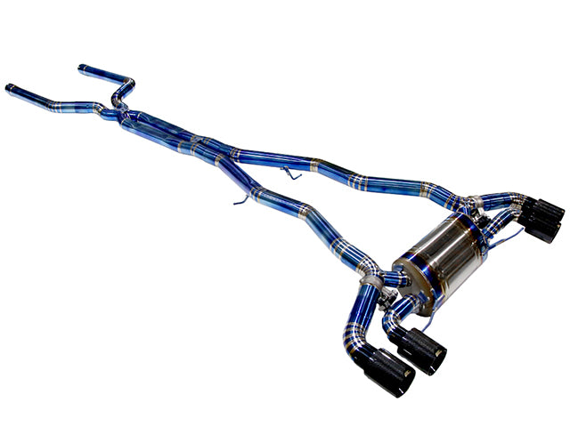 KYOSTAR Valved Sport Titanium Catback Exhaust System for 2018-2023 BMW F90 M5 S63 4.4T V8