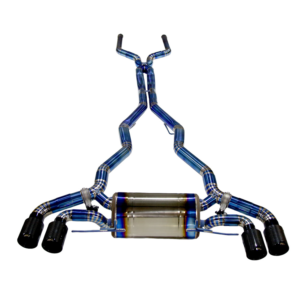 KYOSTAR Valved Sport Titanium Catback Exhaust System for 2018-2023 BMW F90 M5 S63 4.4T V8