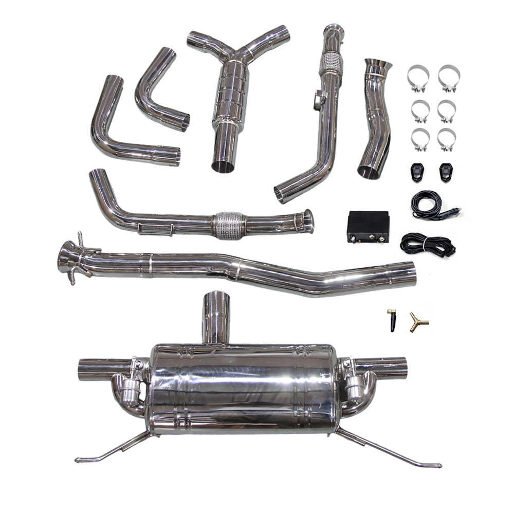 KYOSTAR Stainless Steel Catback Exhaust System for 2015-2019 Mercedes-Benz GLC43 X253 M276 3.0T