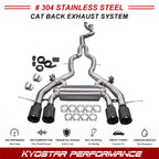 KYOSTAR 89mm Valved Catback Exhaust System w/ Bracket for 2023+ BMW G87 M2 S58 3.0T