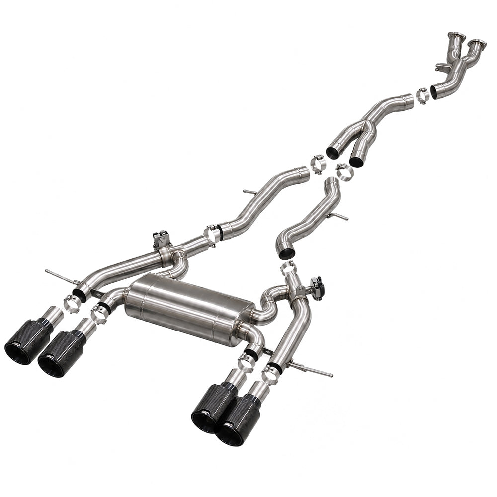 KYOSTAR 89mm Valved Catback Exhaust System w/ Bracket for 2023+ BMW G87 M2 S58 3.0T
