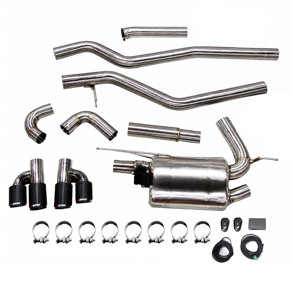 KYOSTAR Valved Sport Catback Exhaust System for 2014-2016 BMW F32 420i 428i N20 2.0T 4-Tip MP Type