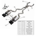 KYOSTAR Valved Sport Cat-Back Exhaust System for BMW E90 E92 E93 M3 2008-2013