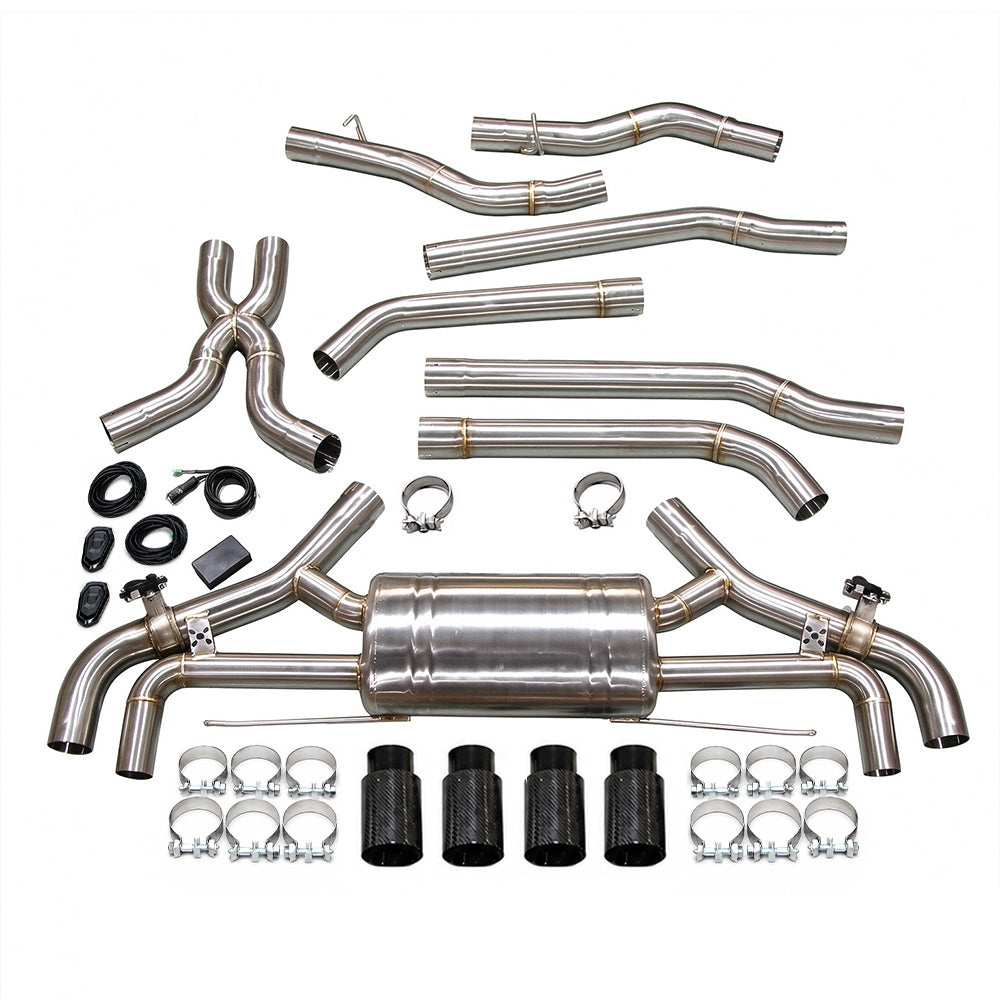 KYOSTAR Valved Cat-Back Exhaust System for BMW F95 X5M F96 X6M S63 4.4T