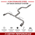 KYOSTAR Valved Cat-Back Exhaust System for VW Golf GTI MK7 MK7.5 MK8 MK8.5 2.0T