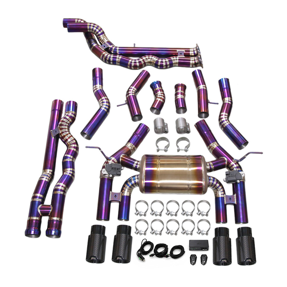 KYOSTAR Titanium Catback Exhaust System for 2015-2019 BMW F80 M3 F82 F83 M4 S55 3.0TT