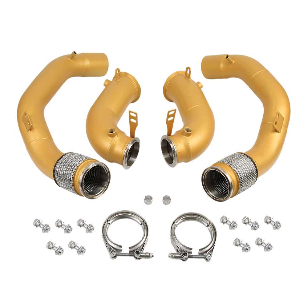 KYOSTAR Ceramic Coating Downpipe for 2018-2023 BMW F90 M5 F91 F92 F93 M8 S63 4.4T V8