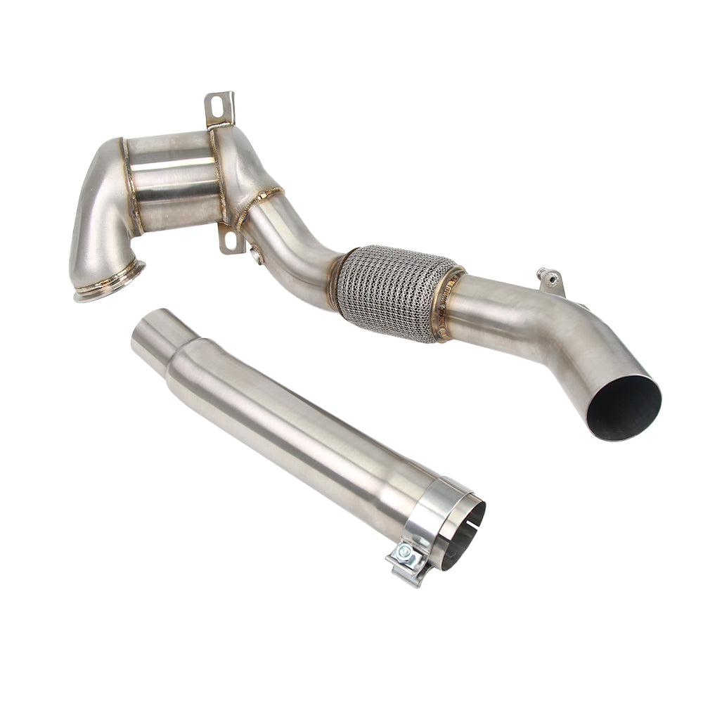 KYOSTAR 4" Catless Casted Downpipe for 2015-2021 VW Golf MK7 MK7.5 GTI Audi A3 EA888 1.8T 2.0T
