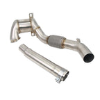 KYOSTAR 4" Catless Casted Downpipe for 2015-2021 VW Golf MK7 MK7.5 GTI Audi A3 EA888 1.8T 2.0T
