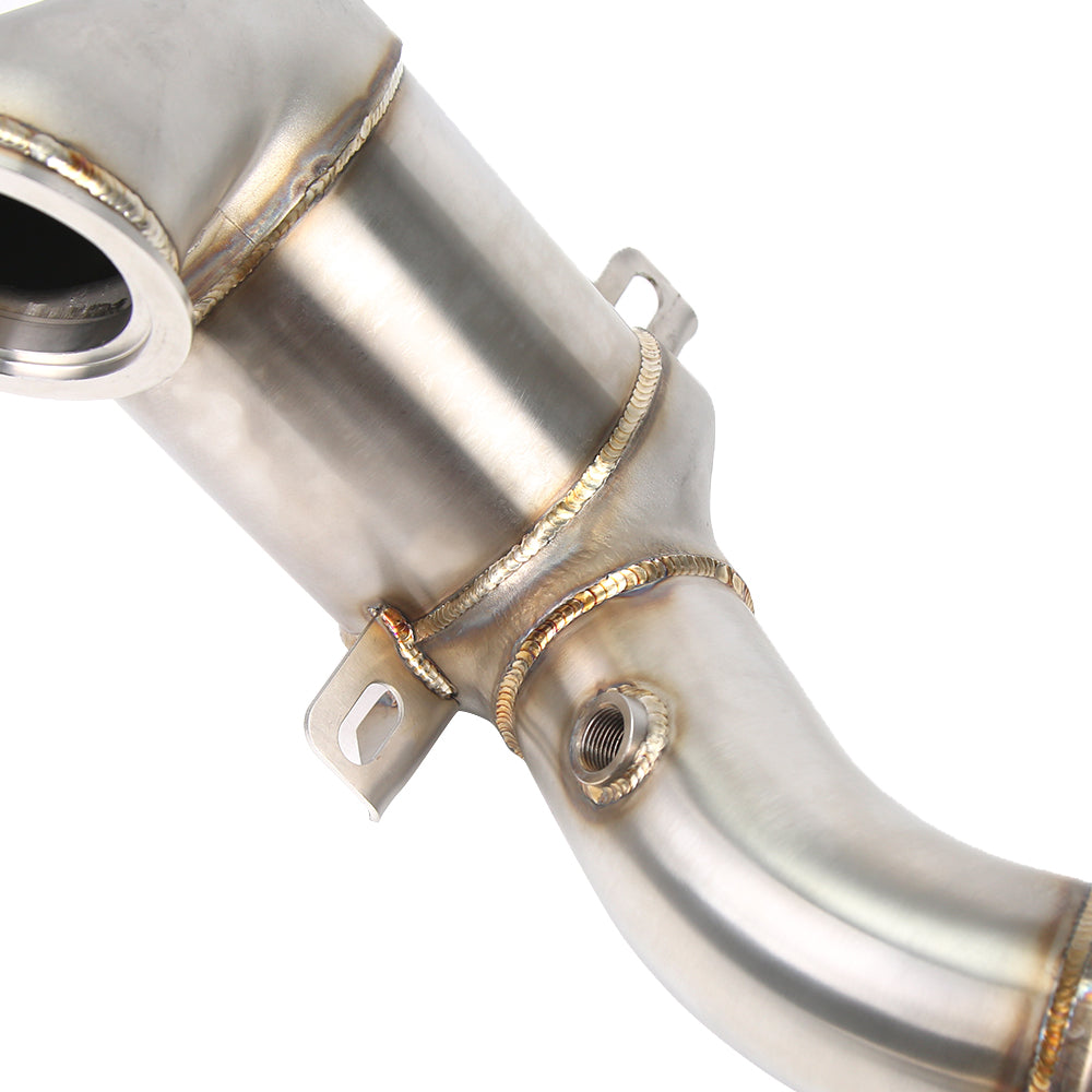 KYOSTAR 4" Catless Casted Downpipe for 2015-2021 VW Golf MK7 MK7.5 GTI Audi A3 EA888 1.8T 2.0T