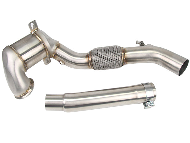 KYOSTAR 4" Catless Casted Downpipe for 2015-2021 VW Golf MK7 MK7.5 GTI Audi A3 EA888 1.8T 2.0T