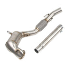 KYOSTAR 4" Catless Casted Downpipe for 2015-2021 VW Golf MK7 MK7.5 GTI Audi A3 8V EA211 1.4T
