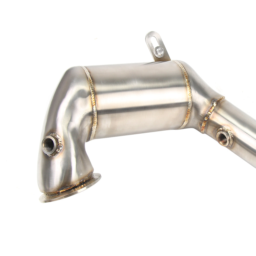 KYOSTAR 4" Catless Casted Downpipe for 2015-2021 VW Golf MK7 MK7.5 GTI Audi A3 8V EA211 1.4T
