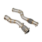 KYOSTAR Catless Downpipes for 2020+ BMW F97 X3 M F98 X4 M S58 3.0T