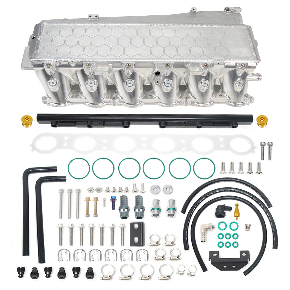 KYOSTAR Billet Aluminum Charge-Air Cooler Manifold Intercooler for 2016-2021 BMW F20 F22 F23 F30 F31 F32 F33 F34 F36 B58 3.0T