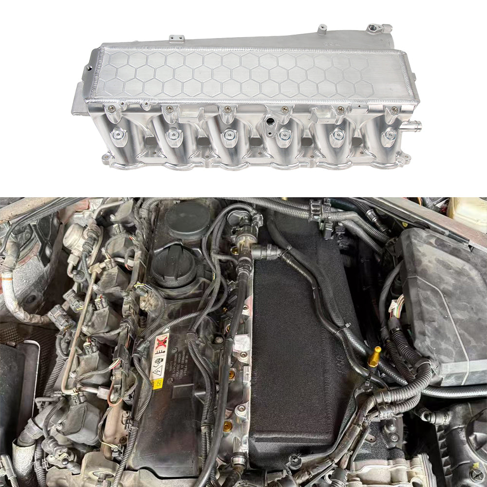 KYOSTAR Billet Aluminum Charge-Air Cooler Manifold Intercooler for 2016-2021 BMW F20 F22 F23 F30 F31 F32 F33 F34 F36 B58 3.0T