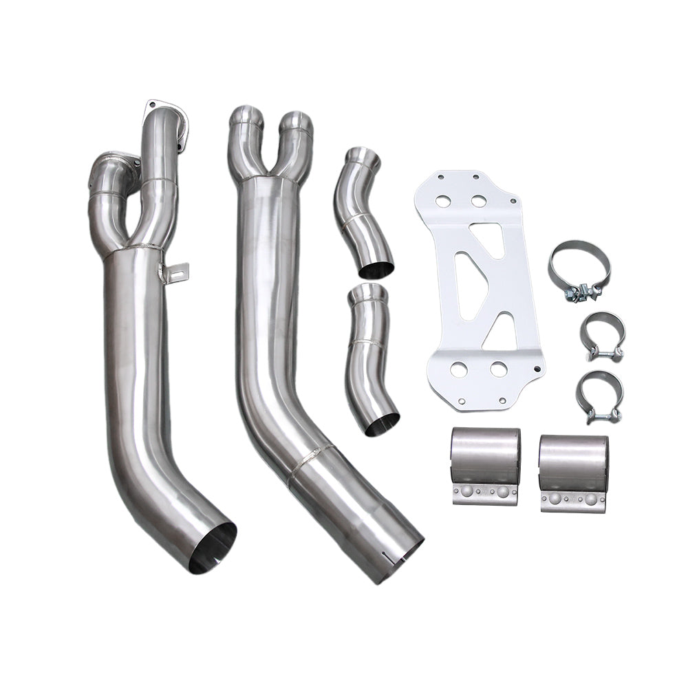 KYOSTAR Fat Boy Single Midpipe Exhaust for 2021+ BMW G80 G81 M3 G82 G83 M4 Competition S58 3.0T Performance Mid Pipe