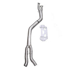 KYOSTAR Fat Boy Single Midpipe Exhaust for 2021+ BMW G80 G81 M3 G82 G83 M4 Competition S58 3.0T Performance Mid Pipe