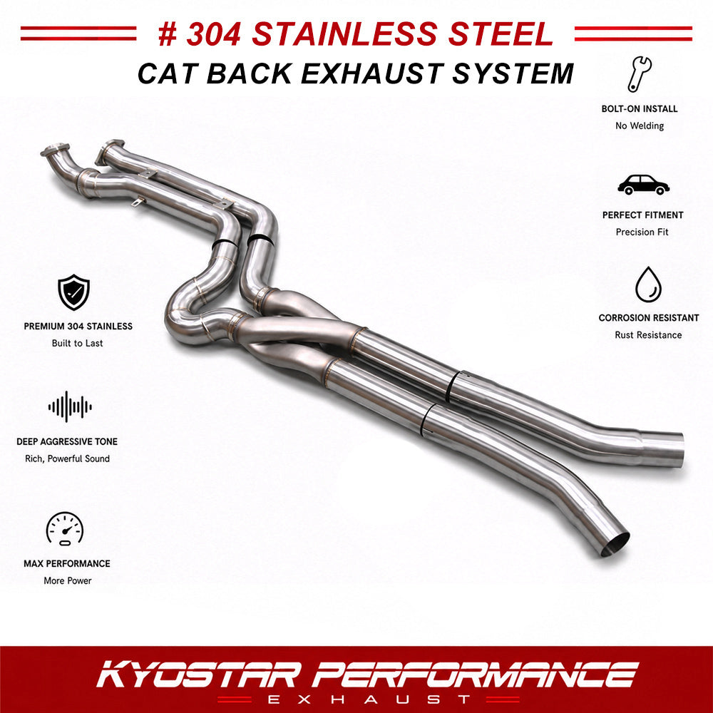 KYOSTAR Equal-Length Z-Pipe Midpipe for 2021+ BMW G80 G81 M3 G82 G83 M4 Competition S58 3.0TT